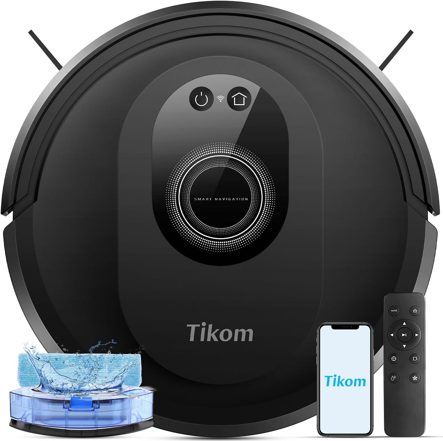 Tikom G8000 Max Robot Vacuum and Mop with LiDAR Navigation