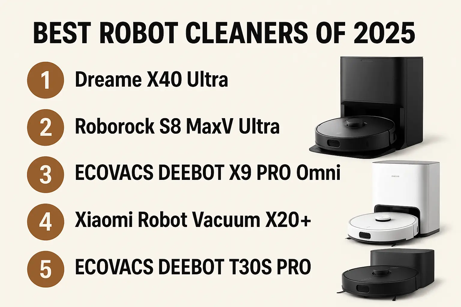 5 Best Robot Cleaners of 2025