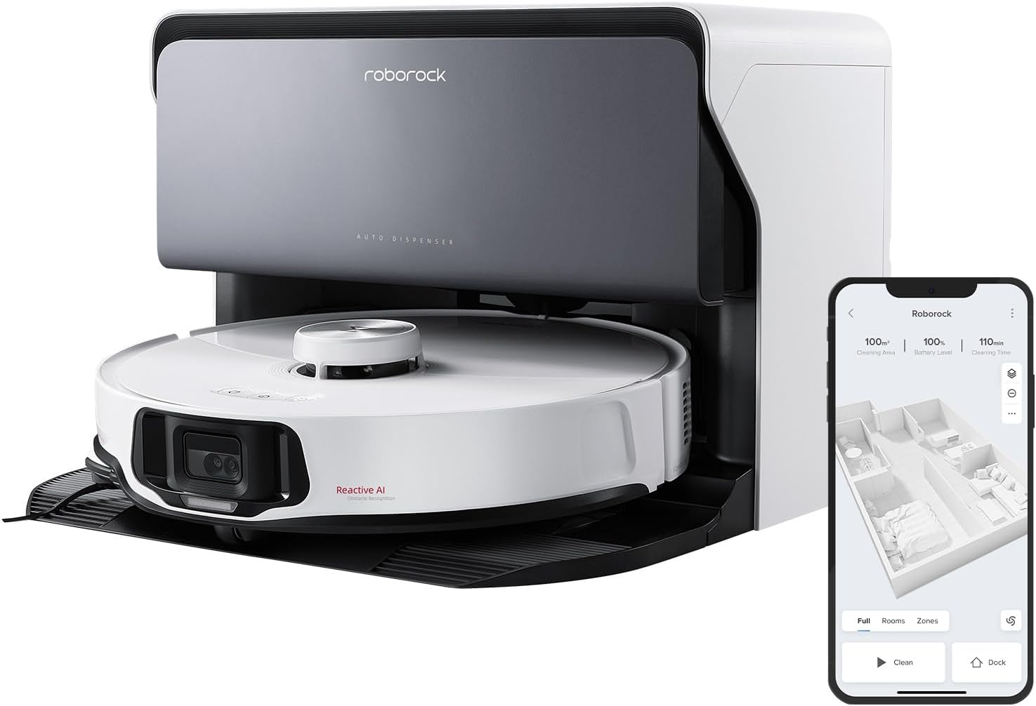 Roborock S8 MaxV Ultra Robot Vacuum with Refill & Drainage System